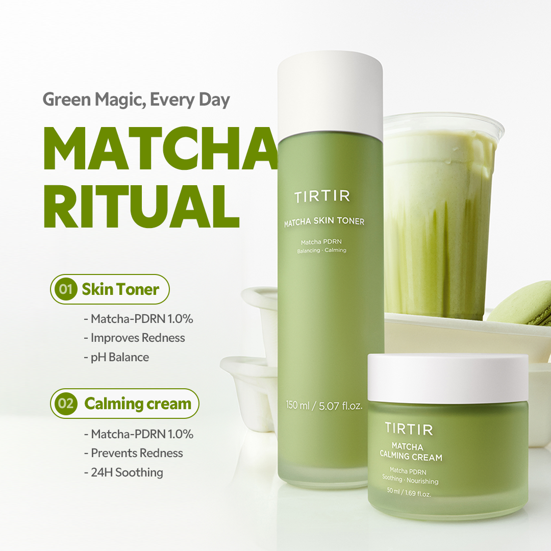 Matcha Toner & Cream Duo